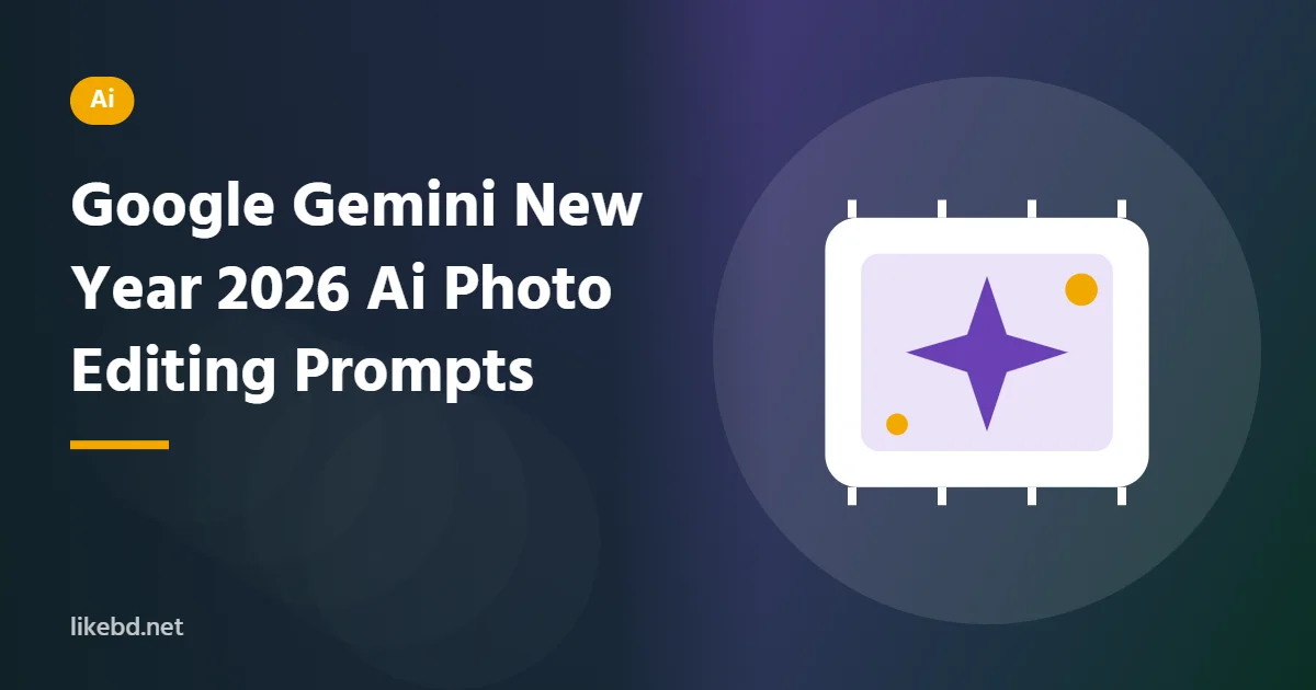 Google Gemini New Year 2026 Ai Photo Editing Prompts
